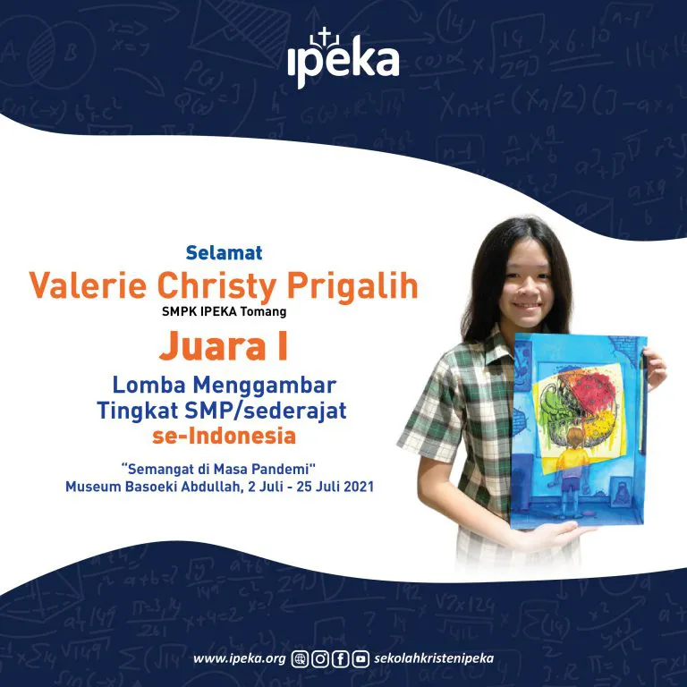 Murid SMPK IPEKA Tomang Meraih Juara I Lomba Menggambar se-Indonesia