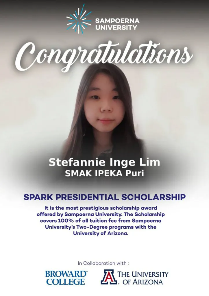 Tiga Siswa Sekolah Kristen IPEKA Diberikan Beasiswa Penuh di Sampoerna University untuk Program Dua Gelar Bersama University of Arizona